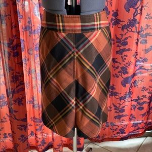 Plaid skirt